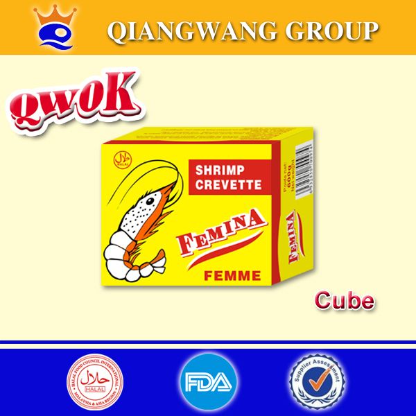 Qwok 10g Halal Shrimp Flavour Seasoning Cubes