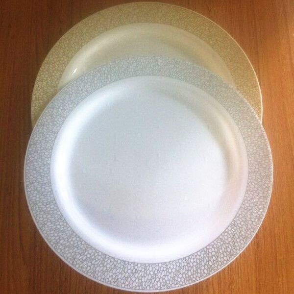 plastic dinner plates