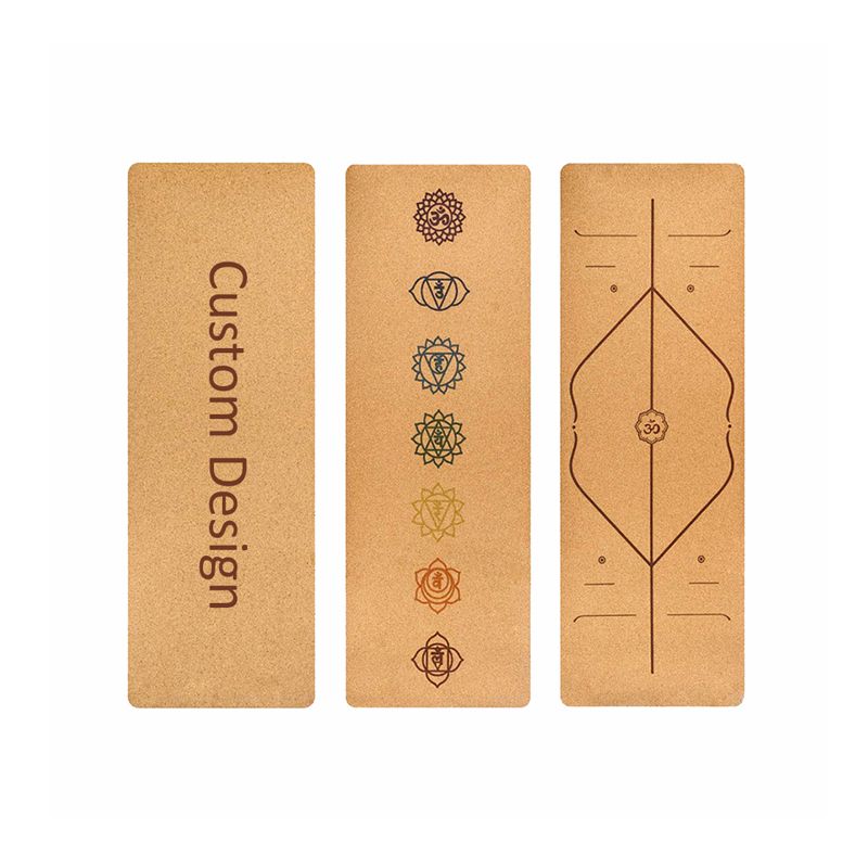 Eco friendly non silp cork yoga mat