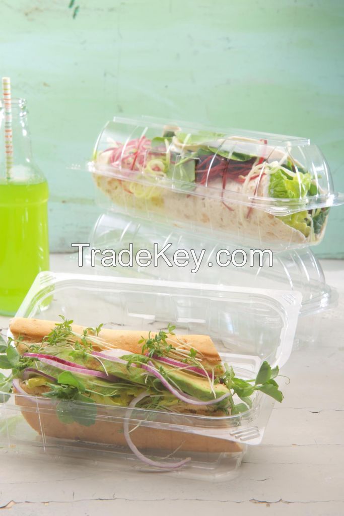 cRUSTIPAC Clear Plastic Sandwich Packs