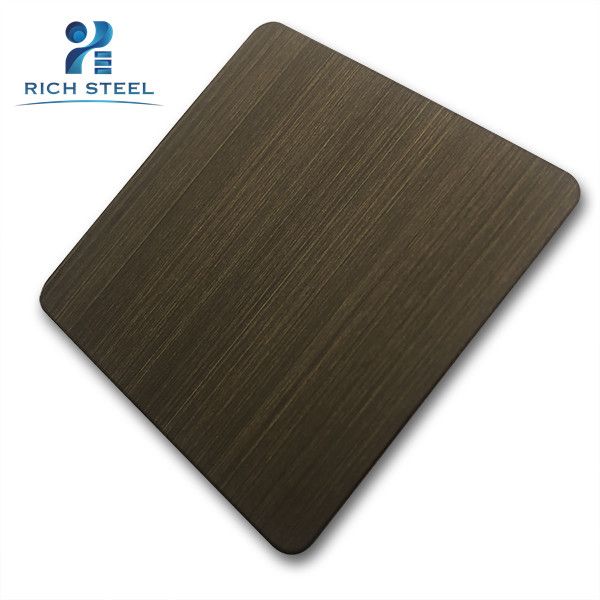 China Supplier Decorative 300Series Brush Finished Stainless Steel Sheet