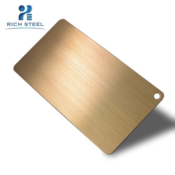 China Supplier Wall Decotative Metal Sheet Stainless Steel