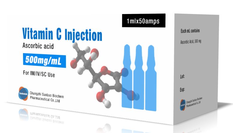 Ascorbic acid injection