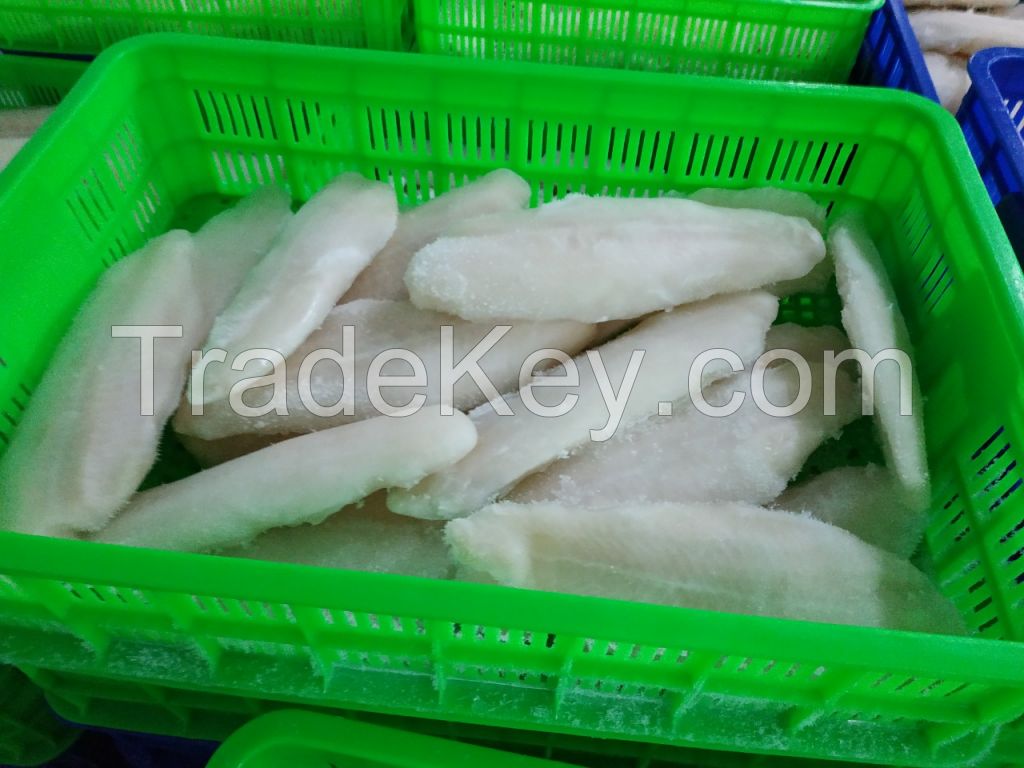 Frozen Pangasius/Basa Fillet, Well-trimmed