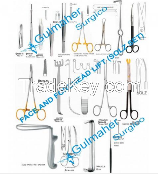 Facelift &amp; Forehead Surgery Instruments