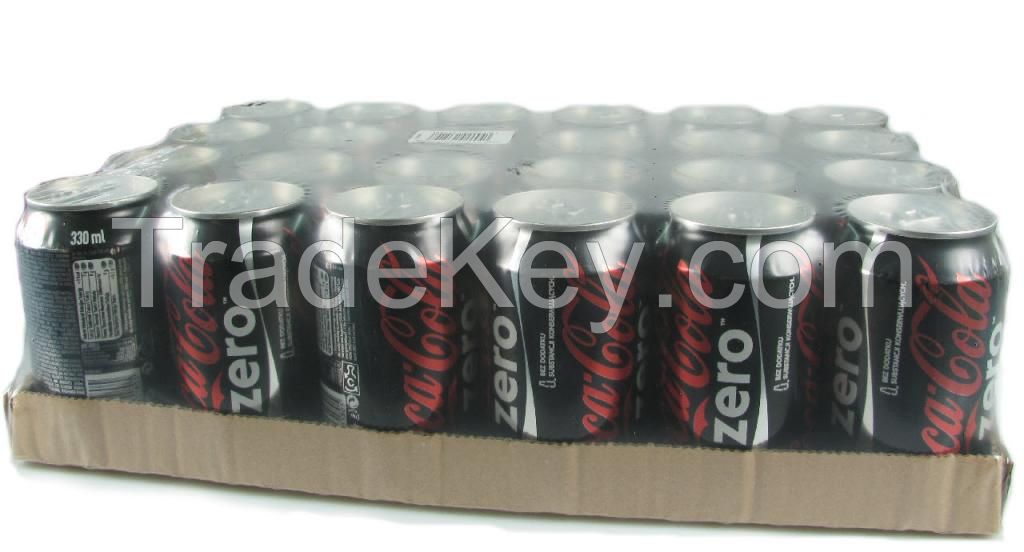 COKE ZERO CANS 330ml 