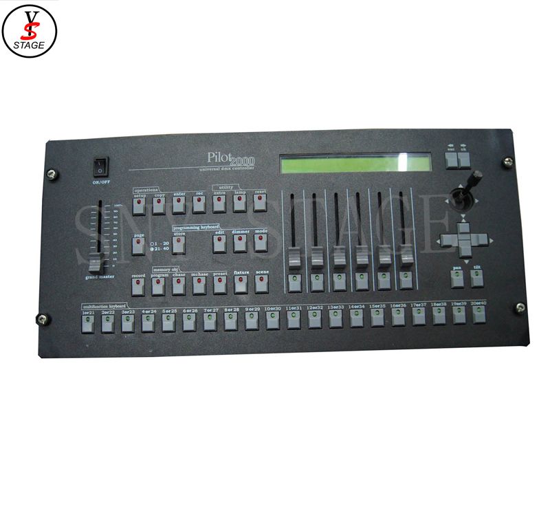 dj stage lighting controller pilot 2000 console