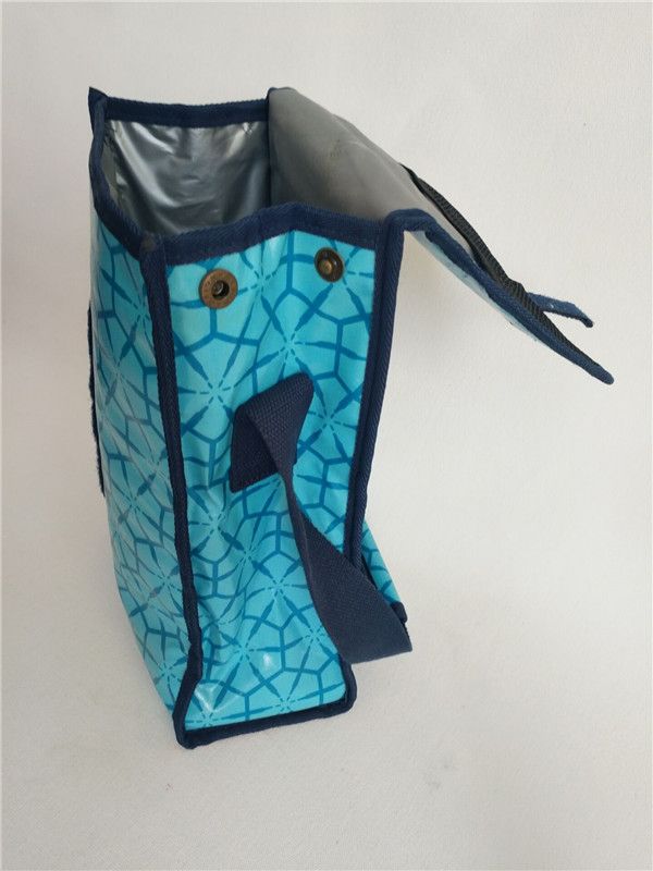 durable hook-loop polyester cooler bag lunch bag