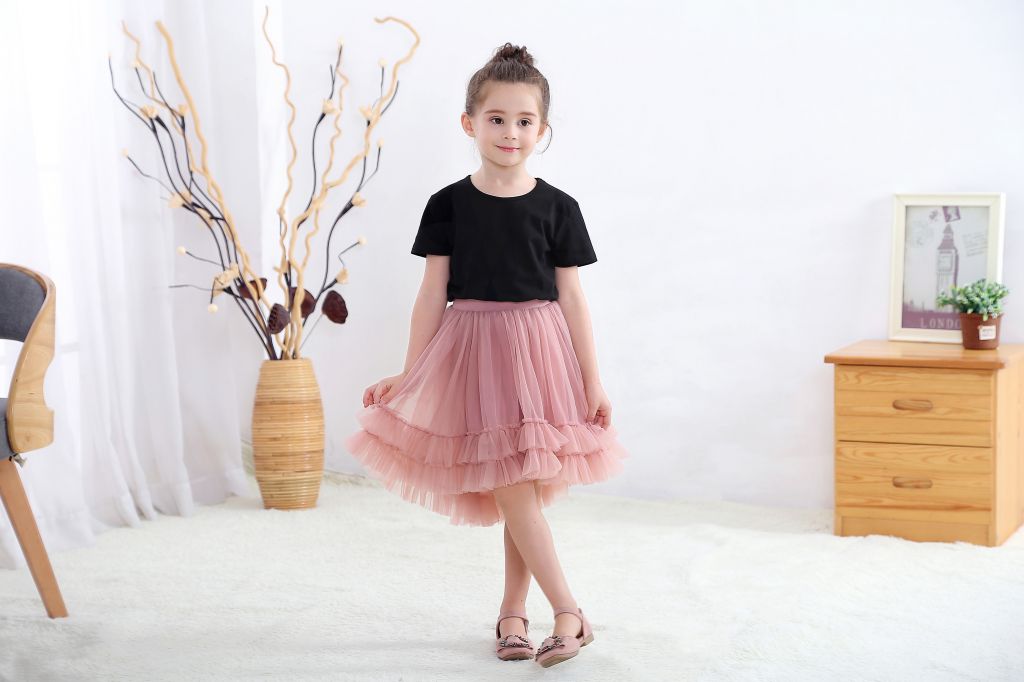 Frilled Tulle Skirt For Kids