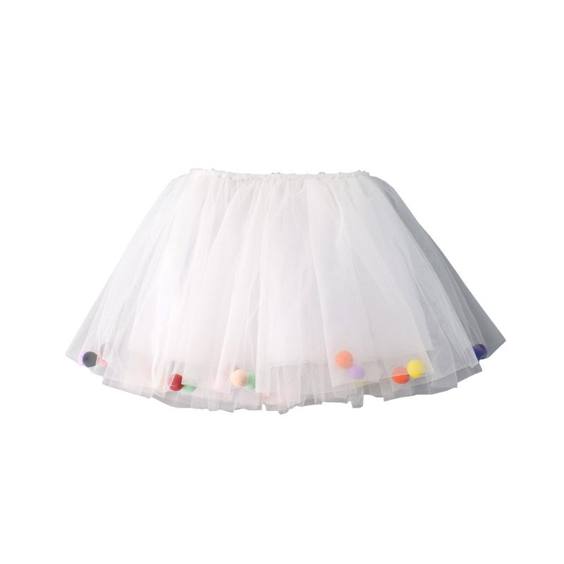 Soft tulle Skirt With Colorful Balls