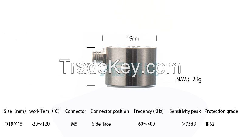 Acoustic Emission Sensor 60-400khz