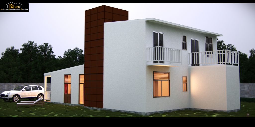 Double floor new design  prefab house for Sri Lanka