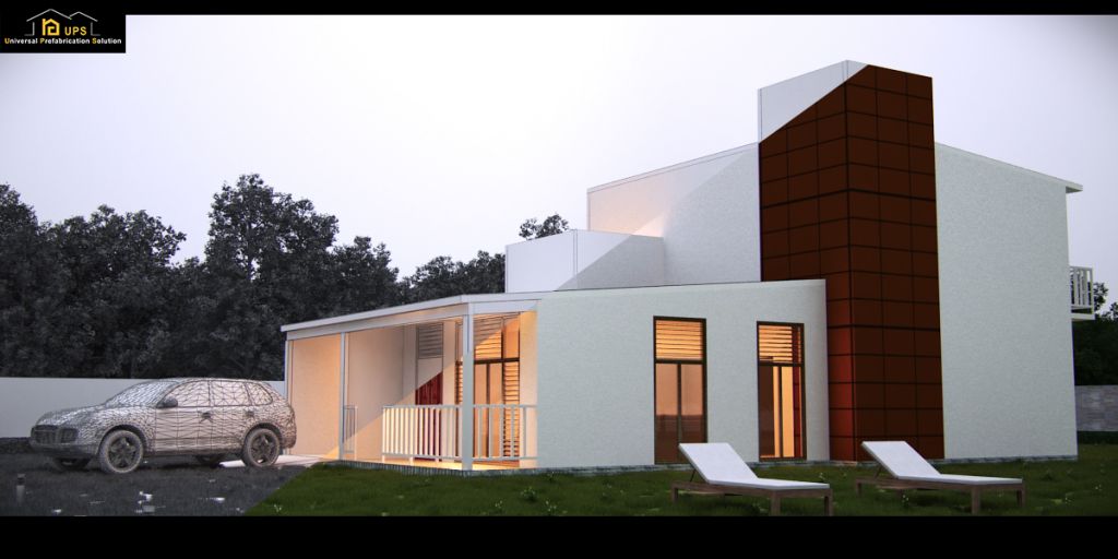 Double floor new design  prefab house for Sri Lanka