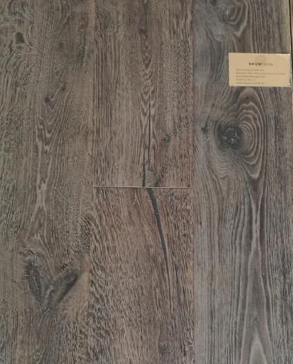 multi-stained engineered flooring