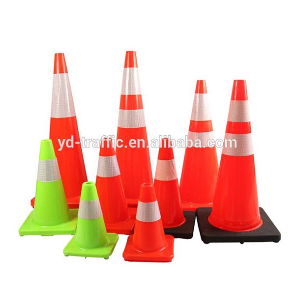 30cm ,45cm,70cm,90cm PVC traffic cone unbreakable traffic cone flexible traffic cone eco-friendly material