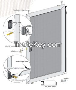 36â³x94â³ Unassembled Economy Sliding Screen Door