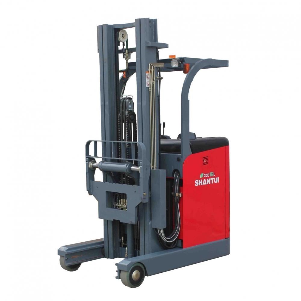 reach forklift lift truck seat down forklift