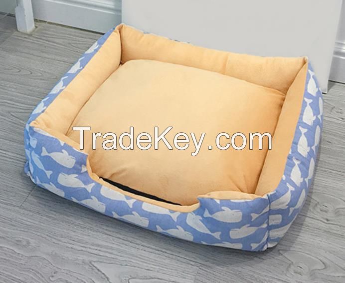 Europe Style Warm Dog Beds Heating Pet Bed (whale)