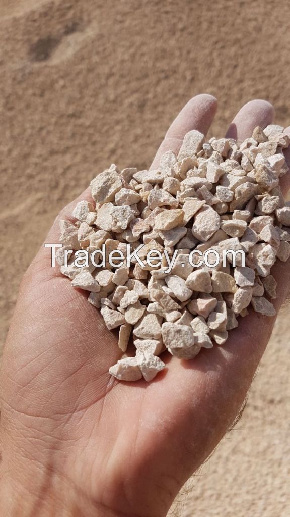 aggregates and sand 