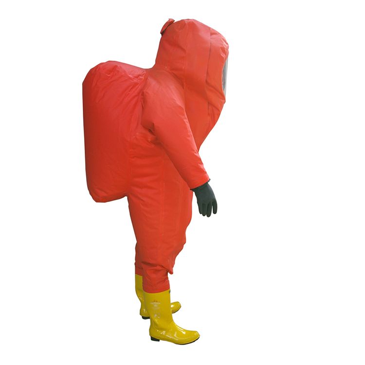 Professional Heavy Duty Type Chemical Protective Suit For Firefighter's Protection