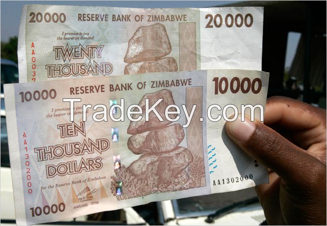 Zimbabwean Old Dollar Notes