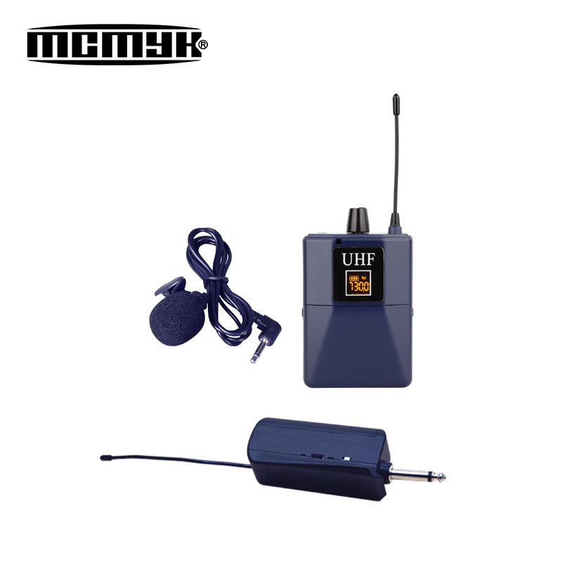 MC821-4 Plastic wireless lavalier microphone with good quality