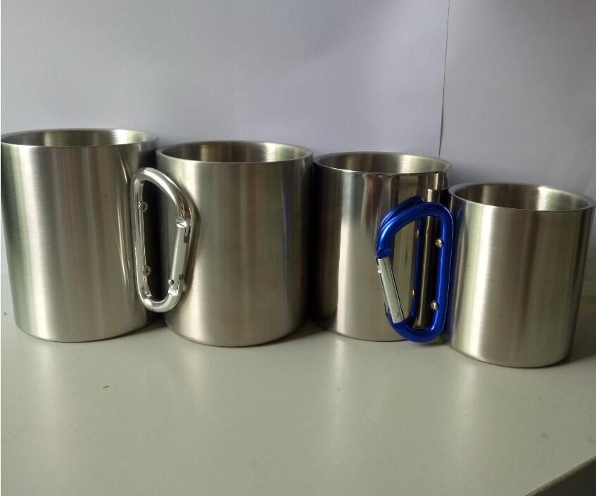 stainless steel coffee mug carabiner coffee mug coffee cup