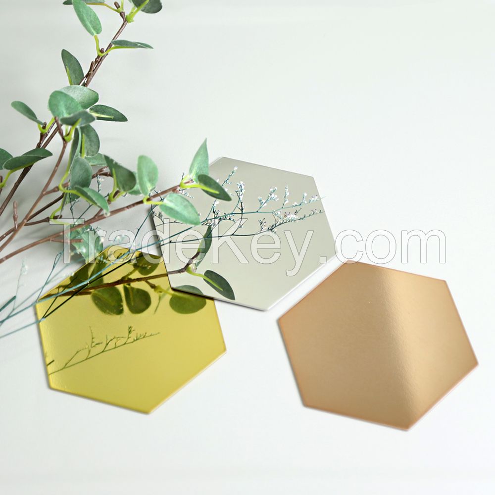 Hexagonal Metal Tray Coaster