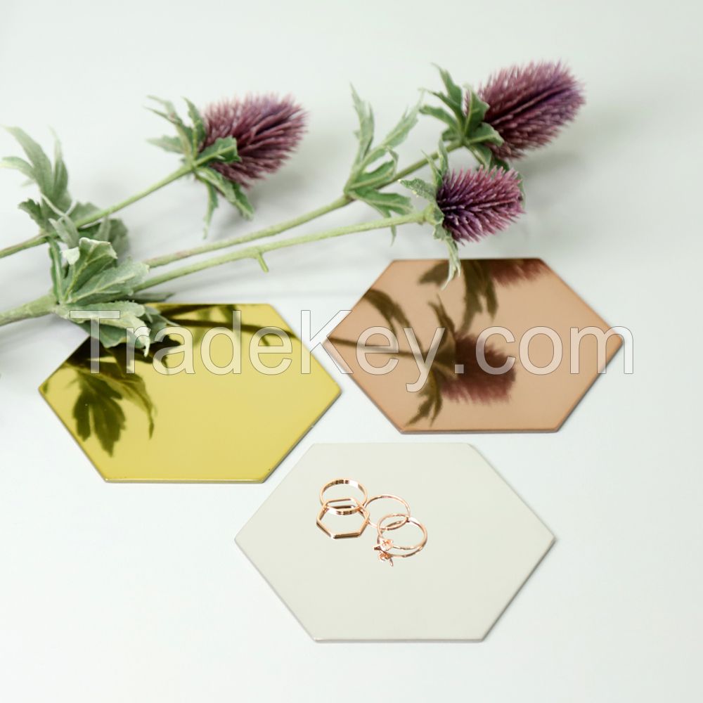 Hexagonal Metal Tray Coaster