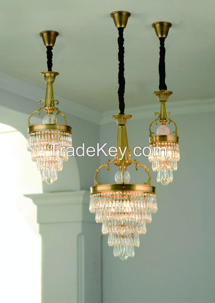 Crystal chandelier lamp