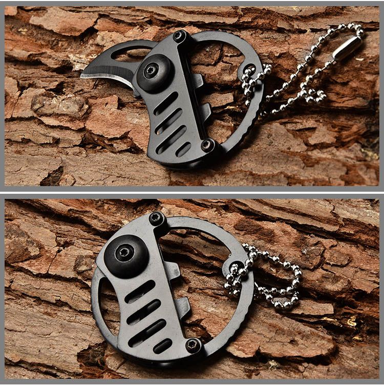 Round ring pocket knife