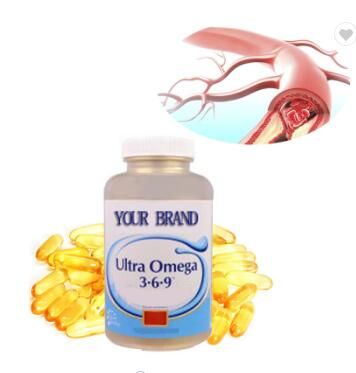 High Quality Omega 3 6 9 Fish Oil Softgel Capsule OEM 1000mg