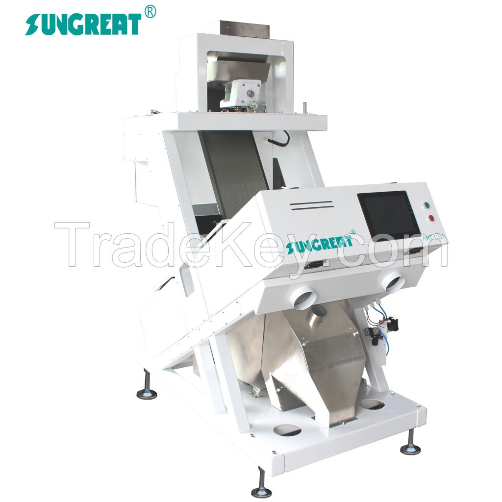 high output rice color sorter with CCD camera