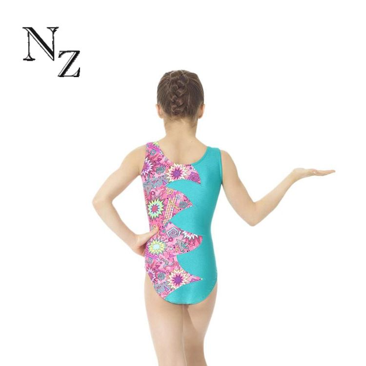 girls dance wear Sleeveless Leotards rhythmic Gymnastics Leotards