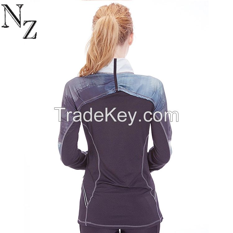 Newest casual winter woman hooded coat yoga jacket