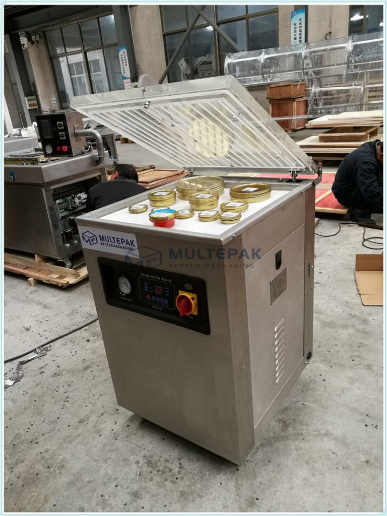 MULTEPAK caviar vacuum packing machine tin sealing machine 