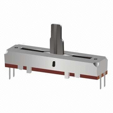 slide type potentiometer with case 