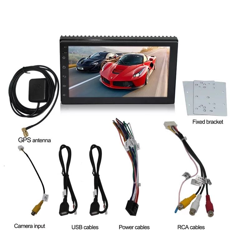 7 inch car universal android system, car video player, mirror link, mp5 player