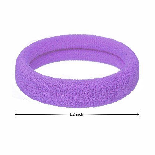 50pcs/set Seamless 6mm High Elastic Cotton stretch Hair Ties Bands Rope Ponytail Holders Headband Scrunchie Hair Accessories