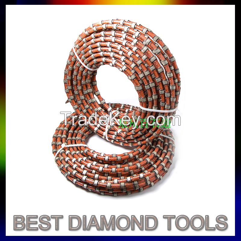 11.5mm Quarry Block Cutting Diamond Wire Saw 