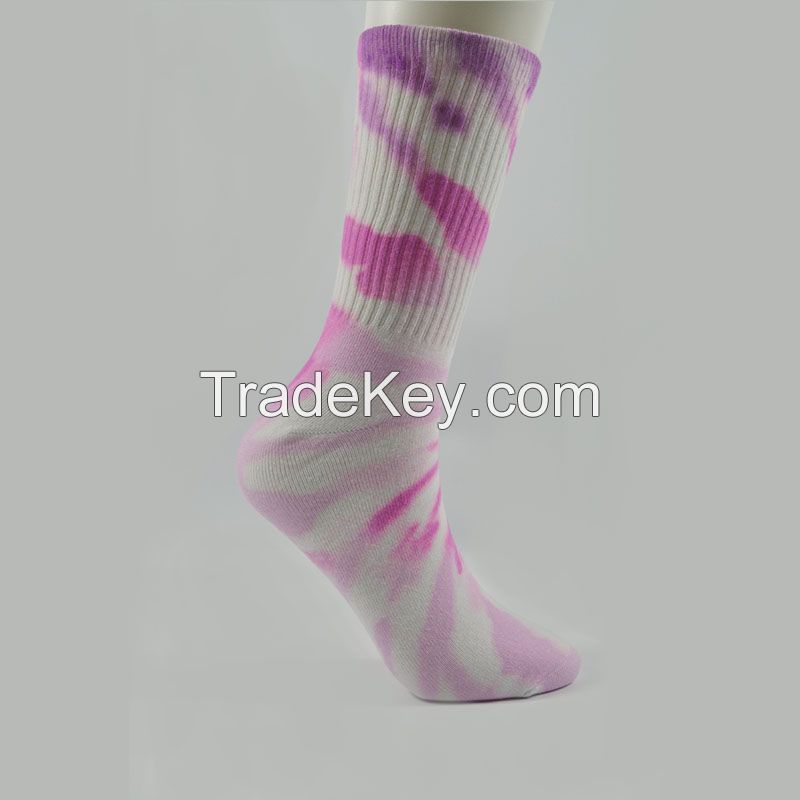 Digital printing crew socks, Polyester sock, fashion socks, fashion apparel, women's socks, Sports socks