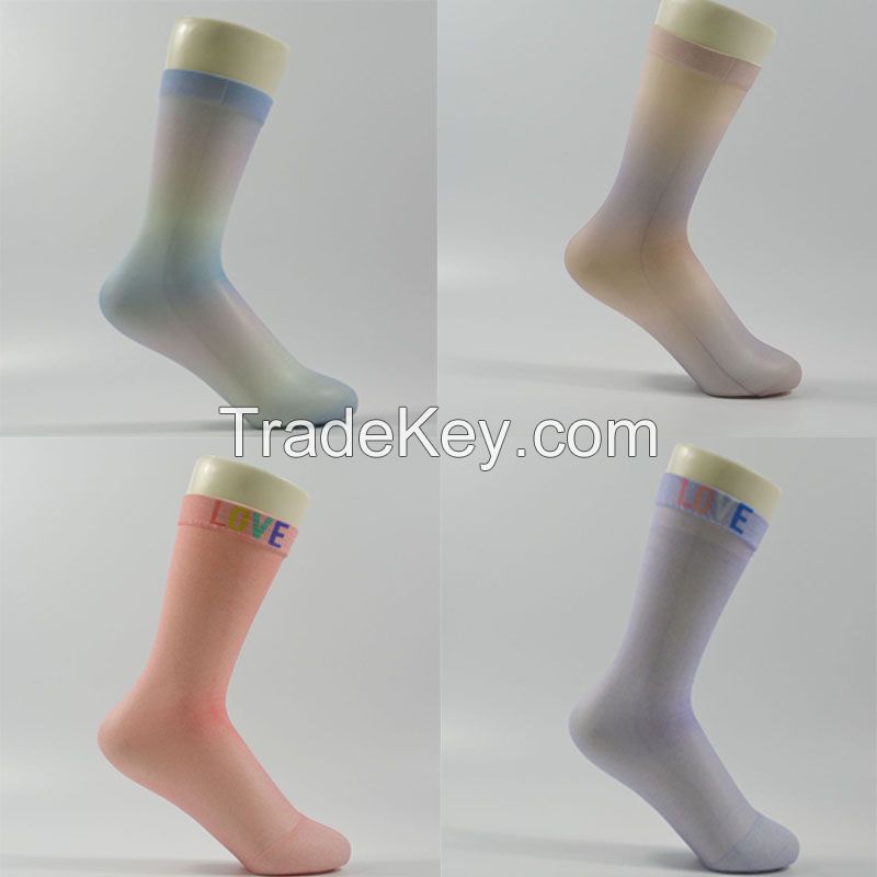 Special function socks, grow in the dark crew socks, UV magic crew socks, heat changing crew socks, wonmen's scocks, Polyester socks, Polyamide socks, Reflective crew socks, Sheer socks heat transfer, Crew socks with digital printing