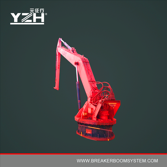 Stationary Hydraulic Rockbreaker Boom System