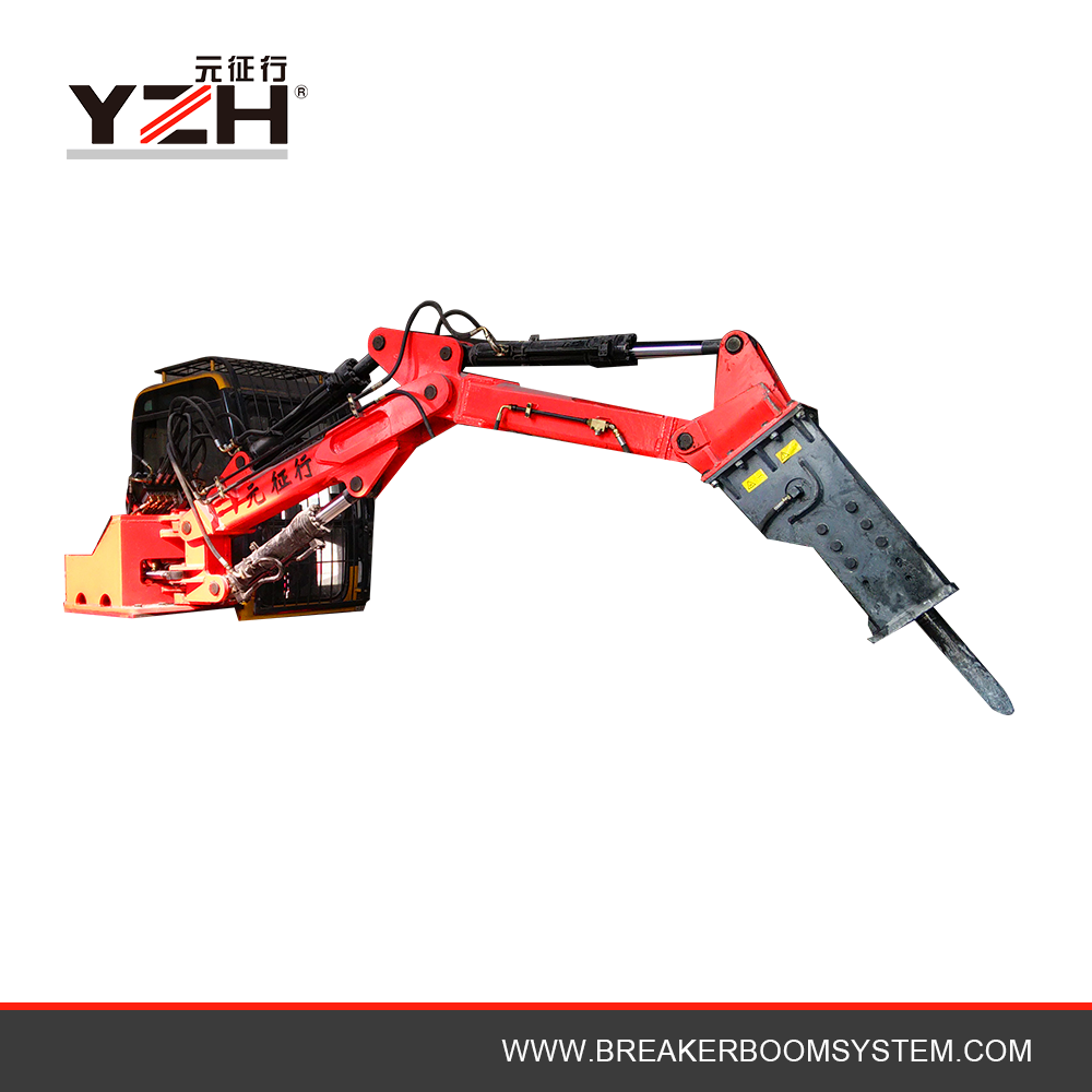 Pedestal Hydraulic Rockbreakers Booms System