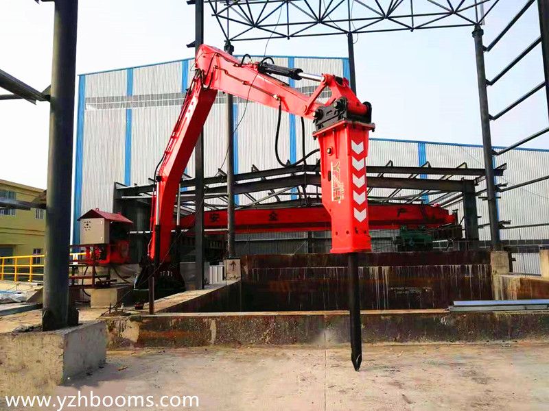 Fixed Type Pedestal Rockbreakers Boom System