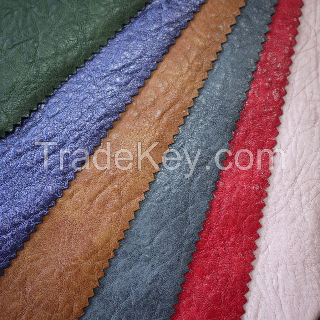 Manufacturer PU Artificial Leather Embossed for Sofa Furniture Upholstery