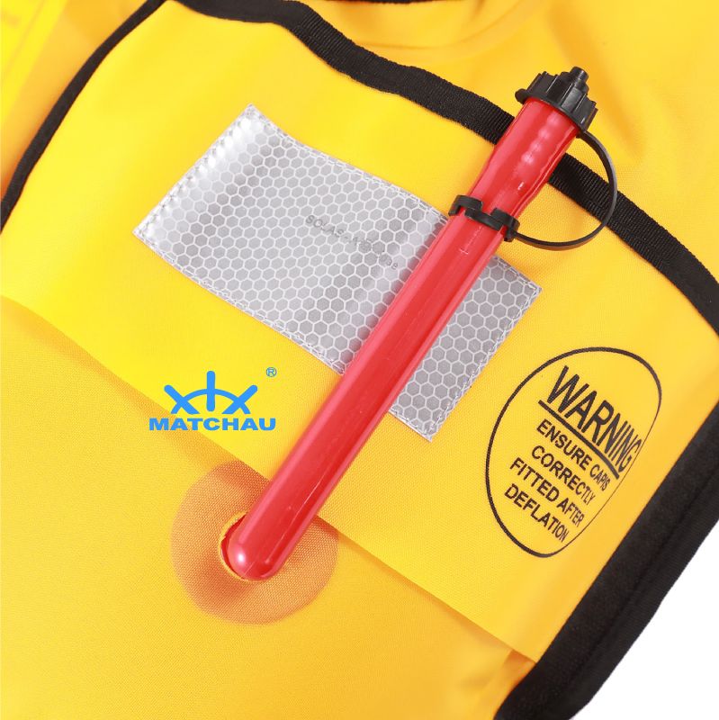 Single Air Chamber Inflatable Life Jacket (manual+automatic)