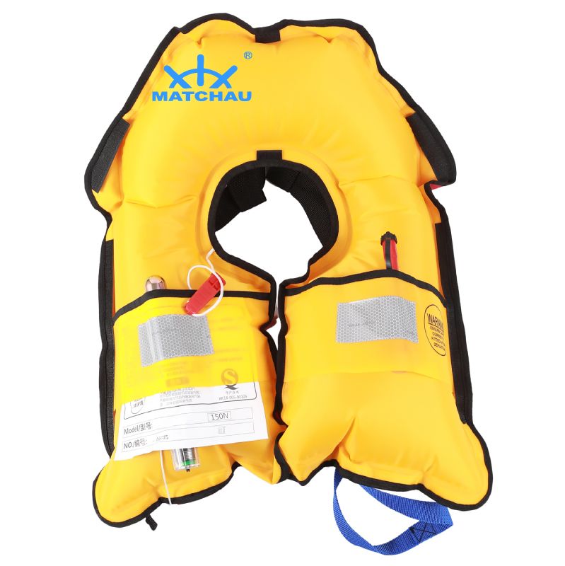 Single Air Chamber Inflatable Life Jacket (manual+automatic)