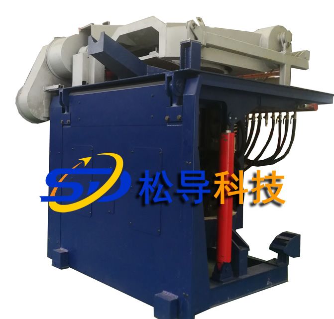 10TÂ medium frequency induction melting furnace