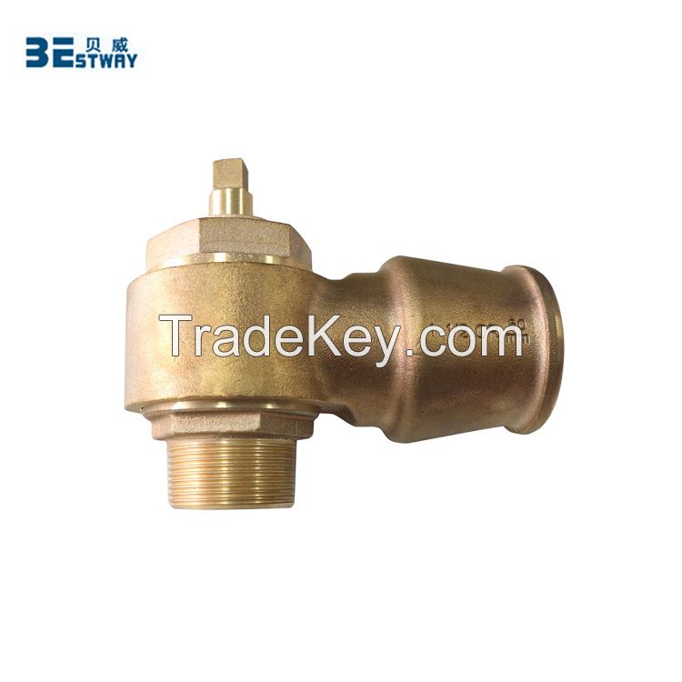 Bronze self tapping screw down valve ferrule with straps